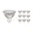 Multipack 10x Noxion LEDspot 12V GU5.3 7.5W 830 60D 621lm | Dimmable - Warm White - Replaces 50W