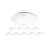 Multipack 10x Noxion LED Bulkhead Corido White 18W 1561lm - 840 Cool White | 360mm - IP44