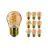 Multipack 10x Philips MASTER Value LEDluster E27 Ball Gold 2.6W 136lm - 820 Extra Warm White | Replaces 15W