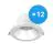 Multipack 12x Noxion LED Downlight Apollo 20W 2500lm 60D - 830 Warm White | 220mm - UGR 