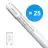 Multipack 25x Noxion LED Tube T8 Avant Extreme (EM/Mains) High Output 9W 1072lm - 840 Cool White | 60cm - Replaces 18W