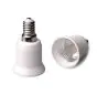 Adapter for lampholders E14 => E27 White