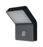 Ledvance LED Wall Light Endura Style Wide Dark Grey 12W 750lm - 830 Warm White | Motion and Light Sensor