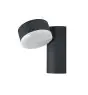 Ledvance LED Wall Light Endura Style Spot Round Dark Grey 8W 440lm - 830 Warm White
