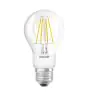 Osram Parathom Classic LED E27 Pear Filament Clear 6.5W 806lm - 822-827 Dim To Warm | Dimmable - Replaces 60W
