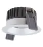 Ledvance LED SPOT FIX Aluminium Silver 8W 680lm 36D - 930 Warm White | Cutout 68mm - IP44 - Best Colour Rendering - Dimmable