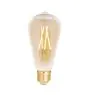WIZ Smart Wifi E27 Edison Filament Amber 6.5W 720lm - 820-845 Tunable White | Dimmable - Replaces 50W