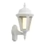 Ansell LED Wall Light Latina Lantern White - Suitable for E27 up to 42W | IP65