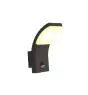 Ansell LED Wall Light Senza Graphite 6.5W 366lm - 840 Cool White | IP54 - Motion and Light Sensor