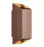Nordlux Nico Outdoor Wall Light Aluminium Rusty | Suitable for 2x GU10