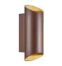Nordlux Nico Outdoor Wall Light Aluminium Rusty | Suitable for 2x GU10