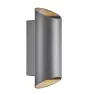 Nordlux Nico Outdoor Wall Light Aluminium Anthracite | Suitable for 2x GU10