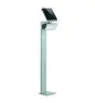 Steinel LED Bollard XSolar GL-S Post Silver 150lm - 840 Cool White| Solar - Motion and Light Sensor 