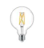 Philips MASTER Value LEDglobe E27 93mm Filament Clear 5.9W 806lm - 922-927 Extra Warm White | Best Colour Rendering - Dimmable - Replaces 60W