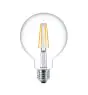 Philips MASTER Value LEDglobe E27 120mm Filament Clear 5.9W 806lm - 927 Extra Warm White | Best Colour Rendering - Replaces 60W