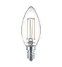 Philips Corepro LEDcandle E14 Filament Clear 2W 250lm – 840 Cool White | Replaces 25W