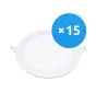 Multipack 15x LED Downlight UltraSlim 15W 1200lm 110D - 840 Cool White | 190mm - Cutout 175mm