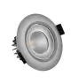 Noxion LED Spot Droplet Tiltable Aluminium 6W 400lm 36D - 927 Extra Warm White | Cutout 85mm - IP44 - Best Colour Rendering - Dimmable