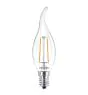 Philips Corepro LEDcandle E14 Bent-tip Filament Clear 2W 250lm - 827 Extra Warm White | Replaces 25W