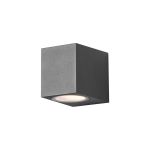 D'Lite Wall Light Vrebos Aluminium Black | Suitable For 1x GU10