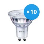 Multipack 10x Philips Corepro LEDspot GU10 PAR16 4.6W 355lm 36D - 827 Extra Warm White | Replaces 50W
