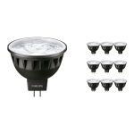 Multipack 10x Philips Master LEDspot GU5.3 MR16 6.7W 440lm 36D - 930 Warm White | Best Colour Rendering - Dimmable - Replaces 35W