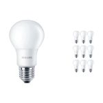 Multipack 10x Philips Corepro LEDbulb E27 Pear Frosted 8W 806lm - 840 Cool White | Replaces 60W