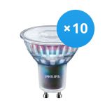 Multipack 10x Philips MASTER LEDspot ExpertColor GU10 PAR16 5.5W 400lm 36D - 940 Cool White | Best Colour Rendering - Dimmable - Replaces 50W