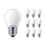 Multipack 10x Philips Corepro LEDluster E27 Ball Frosted 2.2W 250lm - 827 Extra Warm White | Replaces 25W