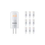 Multipack 10x Philips Corepro LEDcapsule G4 1W 120lm - 830 Warm White | Replaces 10W