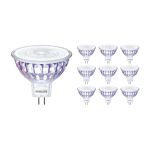 Multipack 10x Philips Master Value LEDspot GU5.3 MR16 5.8W 450lm 36D - 927 Extra Warm White | Best Colour Rendering - Dimmable - Replaces 35W