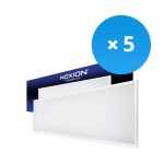 Multipack 5x Noxion LED Panel Ecowhite V3.0 36W 3700lm - 830 Warm White | 120x30cm