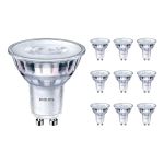 Multipack 10x Philips Corepro LEDspot GU10 PAR16 4W 345lm 36D - 830 Warm White | Replaces 50W
