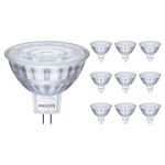 Multipack 10x Philips Corepro LEDspot GU5.3 MR16 4.4W 390lm 36D - 840 Cool White | Replaces 35W