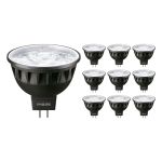 Multipack 10x Philips Master LEDspot GU5.3 MR16 7.5W 500lm 36D - 930 Warm White | Best Colour Rendering - Dimmable - Replaces 50W