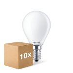 Multipack 10x Philips Master Value LEDluster E14 Ball Frosted 3.4W 470lm - 927 Extra Warm White | Best Colour Rendering - Dimmable - Replaces 40W