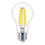 Philips MASTER Value LEDbulb E27 Pear Clear 11.2W 1521lm - 927 Extra Warm White | Best Colour Rendering - Dimmable - Replaces 100W