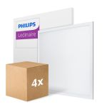 Multipack 4x Philips LED Panel Ledinaire RC065B 34W 3400lm - 840 Cool White | 60x60cm - UGR <22