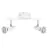 Ledvance LED Decor Spot Steel White 6W 460lm - 827 Extra Warm White | Dimmable