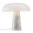 DFTP by Nordlux Glossy Table Lamp Marble and Glass White | 320mm - Suitable for E27