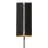 Nordlux Wall Light Curtiz Aluminium Black 11.5W 830lm - 927 Extra Warm White | 3-Step Dimmable