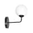 Emibig Wall Light Pregos Steel Black | Suitable for 1x E14 - Max 10W