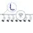 Complete Set 1-Phase Rail L 1,5 x 2 Meter White | incl. 7x Spot + GU10 2700K 3W Dimmable + End Cap, Power Connector and L -Connector