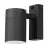 Eglo Wall Light Medellin 1 Steel Black | IP44 - Suitable for 1x GU10