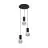 Eglo Pendant Pozueta Steel Black | IP20 - Suitable for 3x E27 