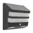 Eglo Wall Light Stiappa Solar Black 6W 800lm - 840 Cool White | IP65 - Motion Sensor