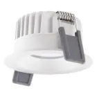 Ledvance LED  SPOT FIX Aluminium White 8W 640lm 36D - 927 Extra Warm White | Cutout 68mm - IP44 - Best Colour Rendering -  Dimmable