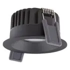 Ledvance LED  SPOT FIX Aluminium Black 8W 680lm 36D - 930 Warm White | Cutout 68mm - IP44 - Best Colour Rendering -  Dimmable