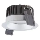 Ledvance LED  SPOT FIX Aluminium Silver 8W 680lm 36D - 930 Warm White | Cutout 68mm - IP44 - Best Colour Rendering -  Dimmable