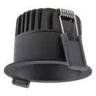 Ledvance LED  SPOT DARKLIGHT Aluminium Black 8W 640lm 36D - 927 Extra Warm White | Cutout 68mm - IP44 - Best Colour Rendering -  Dimmable